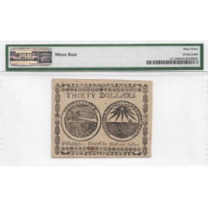 USA, 30 dollars 22 July 1776 - PMG 63