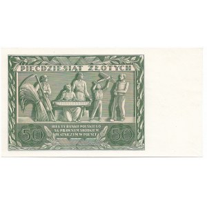 II RP, 50 złotych 1936 - nieukończony druk
