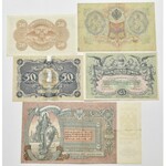 Zbiór banknotów i rzadkich bonów Rosja i republiki 63 sztuki