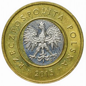 III Rzeczpospolita, 2 złote 2015 - Destrukt
