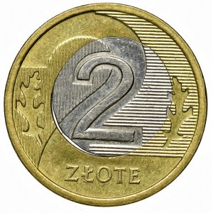 III Republic of Poland, 2 zloty 2008 Mint error