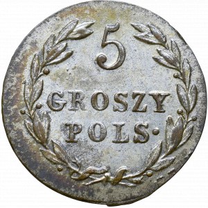 Królestwo Polskie, Aleksander I, 5 groszy 1819 IB
