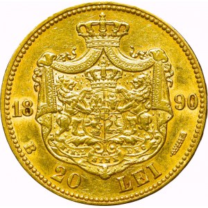 Rumunia, Karol I, 20 lei 1890 B