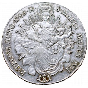 Węgry, Józef II,Talar 1782 B, Krzemnica