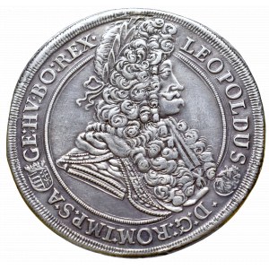 Hungary, Leopold I, Thaler 1697 KB, Kremnitz