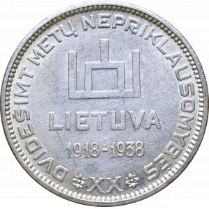 Litwa, 10 Litu 1938 - XX lat Republiki