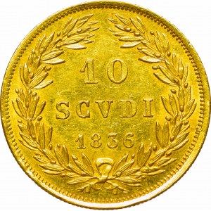 Vatican, George XVI, 10 scudi 1836