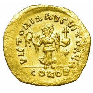 Bizancjum, Justynian, Tremisis, Konstantynopol