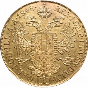 Austria, Ferdinand I, 4 ducats 1848, Vienna