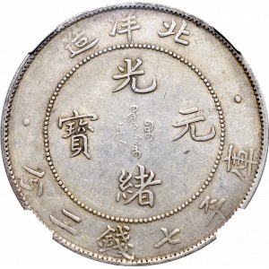 China, Guangxu, 1 dollar 1908 Pei-Yang