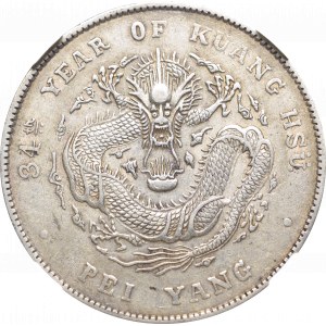 Chiny, Guangxu, 1 dolar 1908, Pei-Yang
