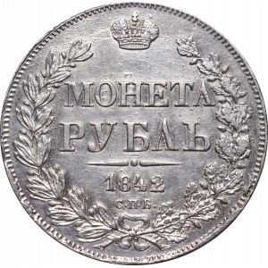 Rosja, Mikołaj I, rubel 1842 АЧ