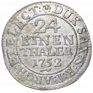 August III, 1/24 talara 1752 FWoF, Drezno