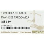 Stanisław August Poniatowski, Talar 1793 Targowica NGC MS63+