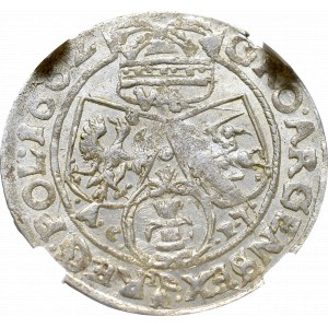 Jan II Kazimierz, Szóstak 1662, Lwów - Ac-pT NGC MS61