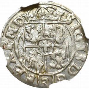 Zygmunt III Waza, Półtorak 1617, Bydgoszcz - Sas w owalu NGC MS63