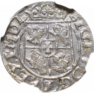 Zygmunt III Waza, Półtorak 1617, Bydgoszcz - Sas w owalu NGC MS64