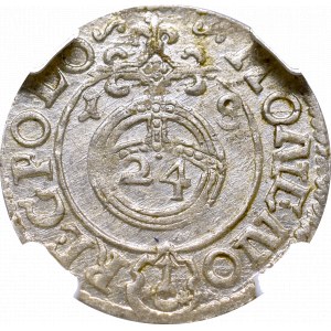 Sigismund III, 1/24 thaler 1618, Bromberg - NGC MS65