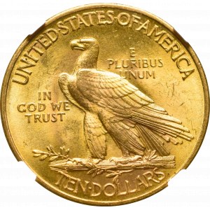 USA, 10 dolarów 1932 Indian Head - NGC MS65