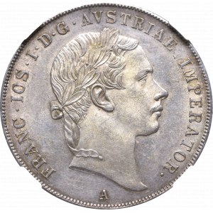 Austro-Hungarian, Franz Joseph, Thaler 1853 - NGC MS61