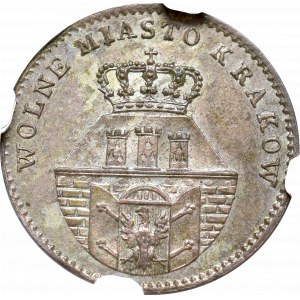 Wolne Miasto Kraków, 5 groszy 1835 - NGC MS63