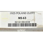 II Republic of Poland, 1 zloty 1925, London - NGC MS63