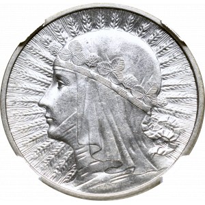 Second Polish Republic, 2 zlote 1933 - NGC MS63