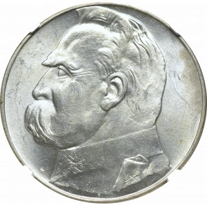 II Rzeczpospolita, 10 złotych 1936 Piłsudski - NGC MS64