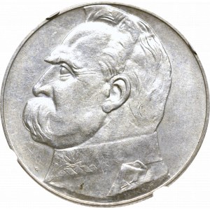 II Rzeczpospolita, 10 złotych 1934 Piłsudski - NGC AU58