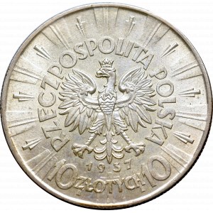 II Republic of Poland, 10 zloty 1937 Pilsudski