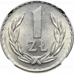PRL, 1 złoty 1957 - NGC MS64