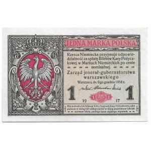 II RP, 1 marka polska 1916 Jenerał Ser. A