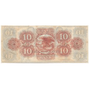 USA, 10 dolarów 1840/1850 Canal Bank, New Orleans