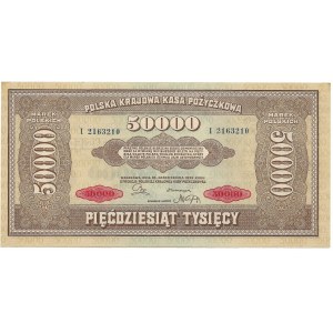 II Republic of Poland, 50000 marks 1922 Ser. I