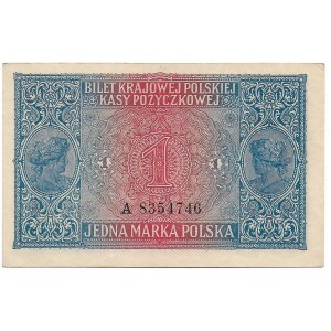 II Republic of Poland, 1 mark 1916 Jenerał Ser. A