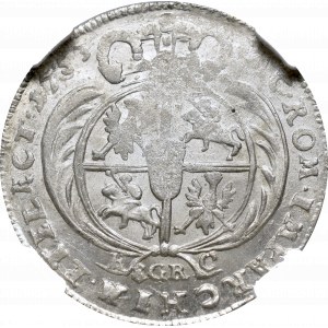 August III Sas, 8 Groszy 1753 - NGC MS62