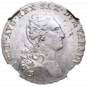 Duchy of Warsaw, 1/3 thaler 1812 IB - NGC MS62