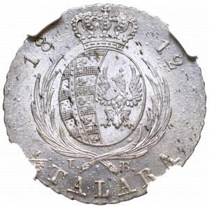 Duchy of Warsaw, 1/3 thaler 1812 IB - NGC MS62