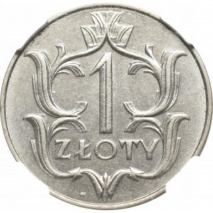 II Republic of Poland, 1 zloty 1929 - NGC MS62