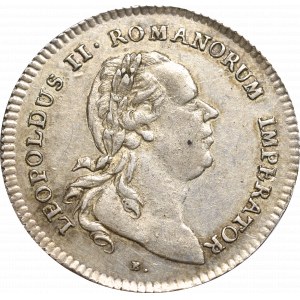 Austria, Leopold II, Coronation jeton 1790