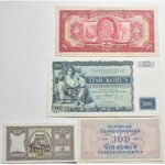 Collection of 97 pcs banknotes Czechoslovakia and Protectorat