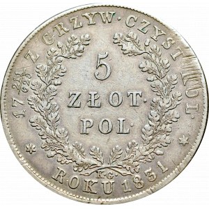 Powstanie Listopadowe, 5 złotych 1831