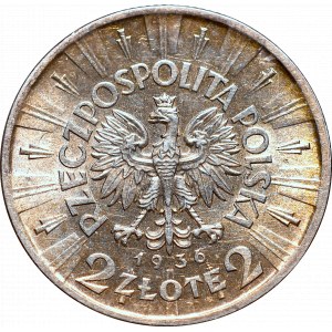 II Republic of Poland, 2 zloty 1936 Pilsudski