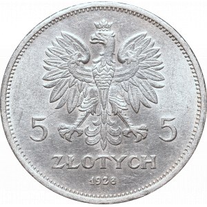 II Republic of Poland, 5 zloty 1928 Nike