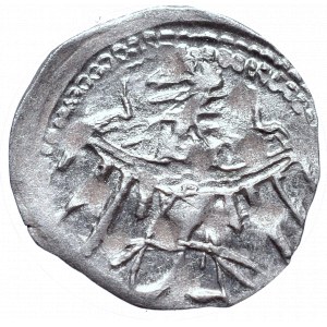 halerz śląski – Henryk IX lub Jan I Żagański, mennica Głogów