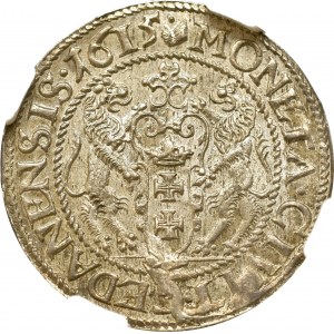 Zygmunt III Waza, Ort 1615, Gdańsk - stary typ popiersia D.G - NGC MS65