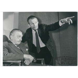 JERZY ANTCZAK, JANUSZ WARNECKI, „Mistrz”, próba, fot. Uchymiak, 1966