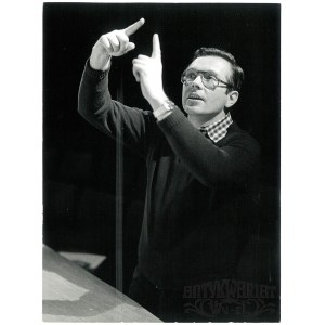 KRZYSZTOF ZANUSSI, portret, fot. M. Sochor, 1981