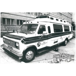 WÓZ TRANSMISYJNY, prezentacja w Warszawie, fot. W. Rozmysłowicz, koniec lat 70.