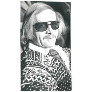KONRAD DRZEWIECKI, portret, fot. J. Unierzyński, lata 70.